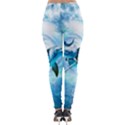 Dolphin Blue Fantasy Lightweight Velour Leggings View2