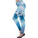 Dolphin Blue Fantasy Lightweight Velour Leggings View3