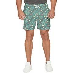 Illustration Pattern Seamless Men s Runner Shorts by Loisa77