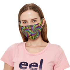 3d Grateful Dead 90 s Neon Dancing Bears Crease Cloth Face Mask (adult) by Perong