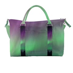 Northern Lights Green Aurora Borealis Carry-on Travel Shoulder Bag by Perong