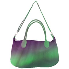 Northern Lights Green Aurora Borealis Removable Strap Handbag by Perong