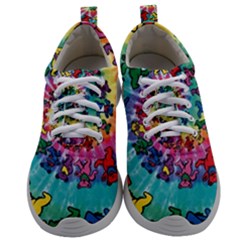 Tie Dye Grateful Dead Bears Mens Athletic Shoes by Perong