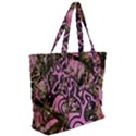 Pink Browning Deer Glitter Camo Zip Up Canvas Bag View2