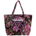 Pink Browning Deer Glitter Camo Zip Up Canvas Bag View3