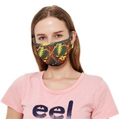 Grateful Dead Scarlet Fire Crease Cloth Face Mask (adult) by Perong