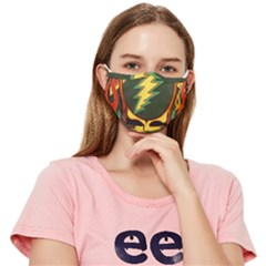 Grateful Dead Scarlet Fire Fitted Cloth Face Mask (adult) by Perong