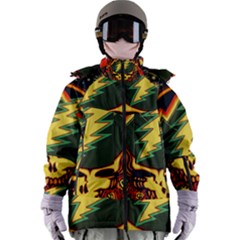 Grateful Dead Scarlet Fire Women s Zip Ski And Snowboard Waterproof Breathable Jacket by Perong