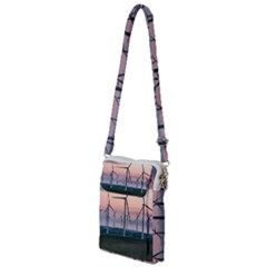 Wind Giants At Twilight Multi Function Travel Bag by Tellerarts