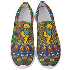 Dead Dancing Bears Grateful Dead Pattern Men s Slip On Sneakers by Grandong