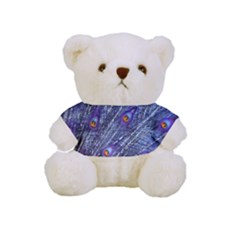 Peacock Bird Feathers Coloured Plumage Full Print Cuddly Teddy Bear by Perong