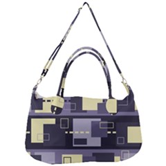 Pattern Design Abstract Lilac Removable Strap Handbag by Perong