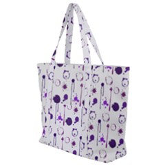 Liquid Splash Pattern Stroke Drip Zip Up Canvas Bag by Perong