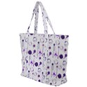 Liquid Splash Pattern Stroke Drip Zip Up Canvas Bag View1