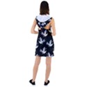 Crane Pattern Racer Back Hoodie Dress View2