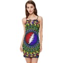 Grateful Dead Bear Pattern Summer Tie Front Dress View1