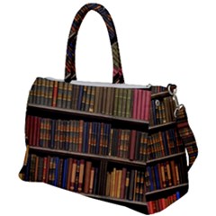 Library Book Duffel Travel Bag by Perong