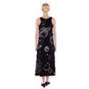 Black Space Drawing Art Planet Drawing Stars Black Space Galaxy Outer Space Sleeveless Maxi Dress View2