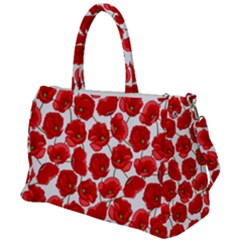 Flower Poppies Plant Petal Duffel Travel Bag by Perong