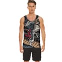 Dragon Snake Legend Japanese Mythology Men s Wide Collar Tank Top View1