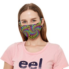 3d Grateful Dead 90 s Neon Dancing Bears Crease Cloth Face Mask (adult) by Perong