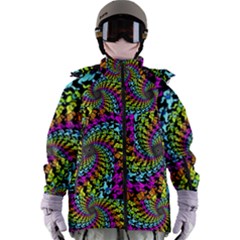 3d Grateful Dead 90 s Neon Dancing Bears Women s Zip Ski And Snowboard Waterproof Breathable Jacket by Perong