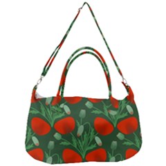 Poppy Fierce Wolf Poppies Bud Removable Strap Handbag by Perong