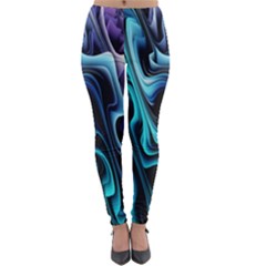 Nature Water Wave Architecture Lightweight Velour Leggings by Salmanaz77