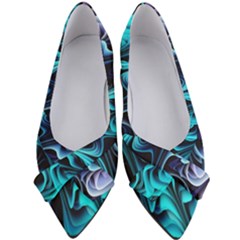 Nature Water Wave Architecture Women s Bow Heels by Salmanaz77