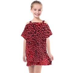 Drops Water Drops Trypophobia Kids  One Piece Chiffon Dress by Salmanaz77