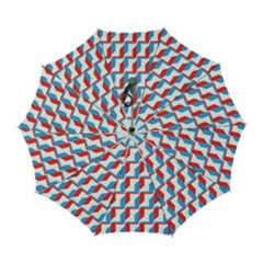 Fabric Geometric Pattern Background Automatic Folding Umbrella With Case (large) by Salmanaz77