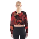 Flower Floral Flora Nature Pattern Background Backdrop Cropped Sweatshirt View2