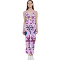 Flowers Petals Pineapples Fruit V-Neck Camisole Jumpsuit View1