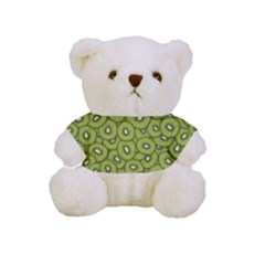 Kiwi Fruit Pattern Green Background Full Print Tee For Cuddly Teddy Bear by Paksenen