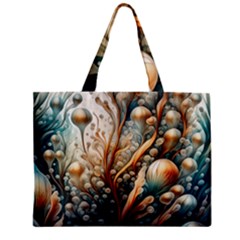 Undersea Dreams Saltwater Ocean Zipper Mini Tote Bag by Apenda