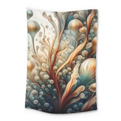 Undersea Dreams Saltwater Ocean Small Tapestry by Apenda