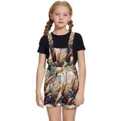 Undersea Dreams Saltwater Ocean Kids  Short Overalls by Apenda