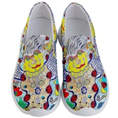 Supersonic Ladybug Angel Power Men s Lightweight Slip Ons by chellerayartisans