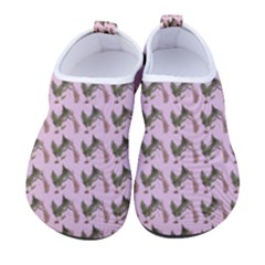 Fern Pattern 2 Pink Kids  Sock-style Water Shoes by snowwhitegirl