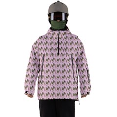 Fern Pattern 2 Pink Men s Ski And Snowboard Waterproof Breathable Jacket by snowwhitegirl