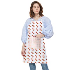 Kawaii Pumpkin Patt White Pocket Apron by snowwhitegirl