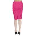 Pink Abstract Crimson Triangle Midi Wrap Pencil Skirt View2