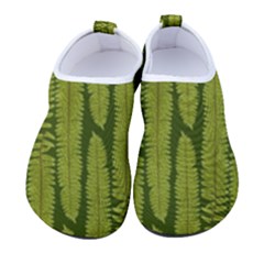 Fern Texture Nature Leaves Kids  Sock-style Water Shoes by Posterlux