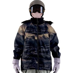 Stellar Dreamscape (ai&human) Women s Zip Ski And Snowboard Waterproof Breathable Jacket by dflcprintsclothing