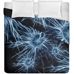 Neurons Brain Cells Structure Duvet Cover Double Side (king Size) by anzea