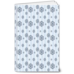 Snowflakes Winter Christmas 8  X 10  Softcover Notebook by anzea