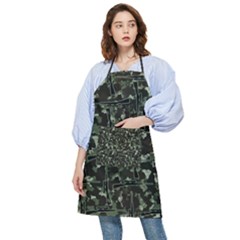 Hunting Motif Camouflage Pattern Print Bk Pocket Apron by dflcprintsclothing