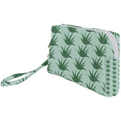 Aloe Plants Pattern Scrapbook Wristlet Pouch Bag (small) by anzea