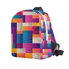 Abstract Geometry Blocks Kids  Age 2-4 Lightweight Preschool Backpack