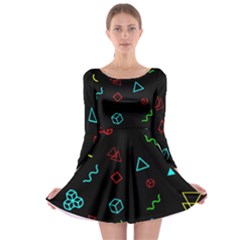 Amoled Long Sleeve Skater Dress by kyorashop23